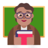 Teacher: Medium Skin Tone Emoji 🧑🏽‍🏫 image - Microsoft Classic 2D style