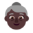 Old Woman: Dark Skin Tone
