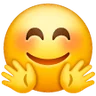Visage étreignant Emoji 🤗 image - Samsung style