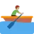 Man Rowing Boat: Medium Skin Tone
