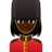 Woman Guard: Dark Skin Tone