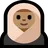 Woman With Headscarf: Medium Skin Tone