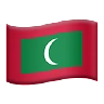 Flag: Maldives Emoji 🇲🇻 image - Apple style