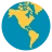 Earth Globe Americas