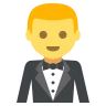Hombre en smoking Emoji 🤵 image - EmojiTwo style