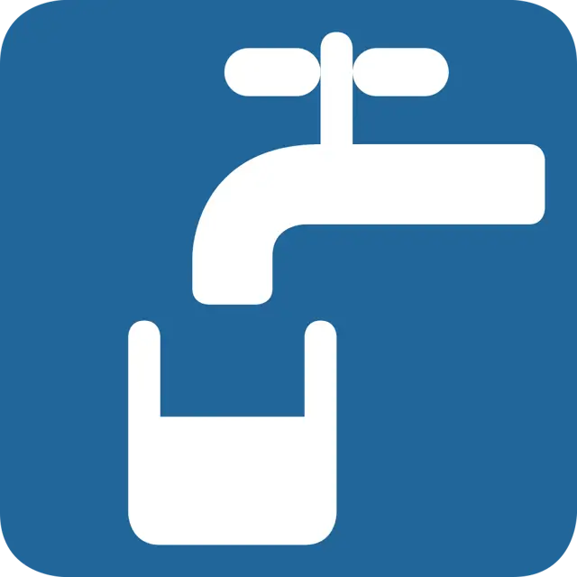 Simbolo dell'acqua potabile