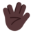 Vulcan Salute: Dark Skin Tone