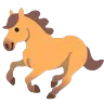Pferd Emoji 🐎 image - Google Noto Color Animated style