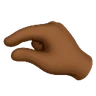 Pinching Hand: Medium-Dark Skin Tone Emoji 🤏🏾 image - Huawei Harmony OS style