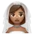 Woman With Veil: Medium Skin Tone