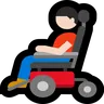Man In Motorized Wheelchair: Light Skin Tone Emoji 👨🏻‍🦼 image - Microsoft Windows 10 Segoe UI Emoji style
