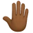 Raised Back Of Hand: Medium-Dark Skin Tone