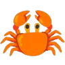 Crab Emoji 🦀 image - Google Noto Color Animated style
