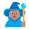 Mage: Medium Skin Tone Emoji 🧙🏽 image - Microsoft Classic 2D style