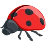 Coccinelle Emoji 🐞 image - Facebook Messenger (2016) style