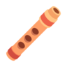 Flûte Emoji 🪈 image - Microsoft Classic 2D style