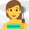 Woman In Steamy Room Emoji 🧖‍♀️ image - Skype style