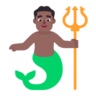 Merman: Medium-Dark Skin Tone Emoji 🧜🏾‍♂️ image - Microsoft Classic 2D style