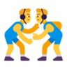 Men Wrestling Emoji 🤼‍♂️ image - Microsoft Classic 2D style