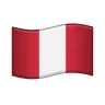Flag: Peru Emoji 🇵🇪 image - Telegram style