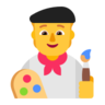 Artist Emoji 🧑‍🎨 image - Microsoft Classic 2D style