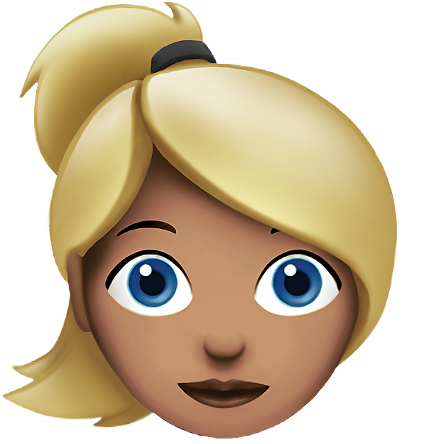 Woman: Medium Skin Tone, Blond Hair