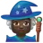 Woman Mage: Dark Skin Tone