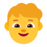 Emoji Băiat 👦 image - Microsoft Classic 2D style