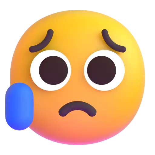 Sad But Relieved Face