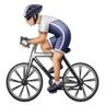 Person Biking: Medium-Light Skin Tone Emoji 🚴🏼 image - Huawei Harmony OS style