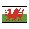 Flag: Wales Emoji 🏴󠁧󠁢󠁷󠁬󠁳󠁿 image - OpenMoji style