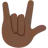 Love-You Gesture: Dark Skin Tone