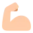 Flexed Biceps: Light Skin Tone