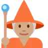 Mage: Medium Skin Tone Emoji 🧙🏽 image - Twitter / X (Twemoji) style