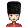 Guard: Light Skin Tone Emoji 💂🏻 image - Huawei Harmony OS style