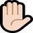 Raised Hand: Light Skin Tone