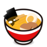 Emoji Gőzölő tál 🍜 image - Emojidex style