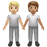 People Holding Hands: Medium-Light Skin Tone, Medium Skin Tone Emoji 🧑🏼‍🤝‍🧑🏽 image - Apple style