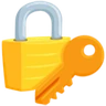Cadenas fermé et clé Emoji 🔐 image - Facebook Messenger (2016) style