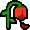 Wilted Flower Emoji 🥀 image - Microsoft Windows 10 Segoe UI Emoji style
