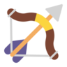 Arco e flecha Emoji 🏹 image - Microsoft Classic 2D style