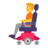Person In Motorized Wheelchair