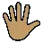Hand With Fingers Splayed: Medium Skin Tone