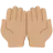 Palms Up Together: Medium Skin Tone