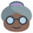 Old Woman: Dark Skin Tone
