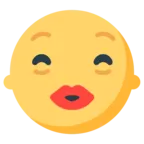 Kissing Face With Smiling Eyes