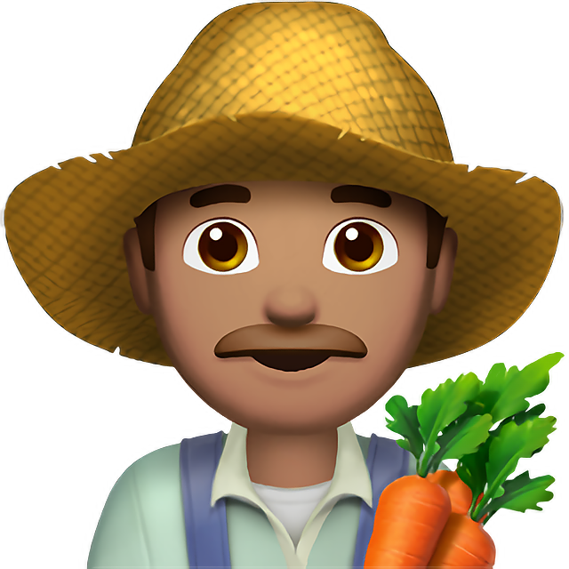Man Farmer: Medium Skin Tone