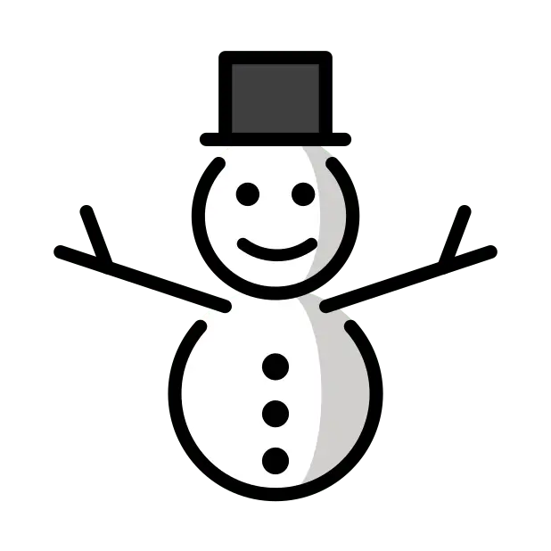 ⛄ - 雪のない雪だるま Emoji (Snowman Without Snow) 📖 Emoji