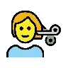 Emoji Taglio di capelli 💇 image - OpenMoji style