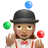 Woman Juggling: Medium Skin Tone